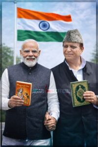 आज़म ख़ान साहब ओर मोदी जी 