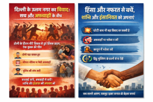 दिल्ली उत्तम नगर विवाद: सच और अफवाहों के बीच